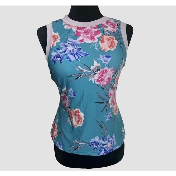 Hapari Women’s bloom tank tankini Top Small US‎ 4-6 - Picture 1 of 10